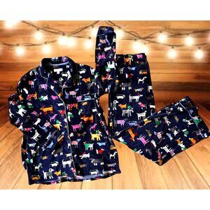Secret Treasures Pajama Set Small 4 6 Velour All Over Dogs Rescue Puppy Lover